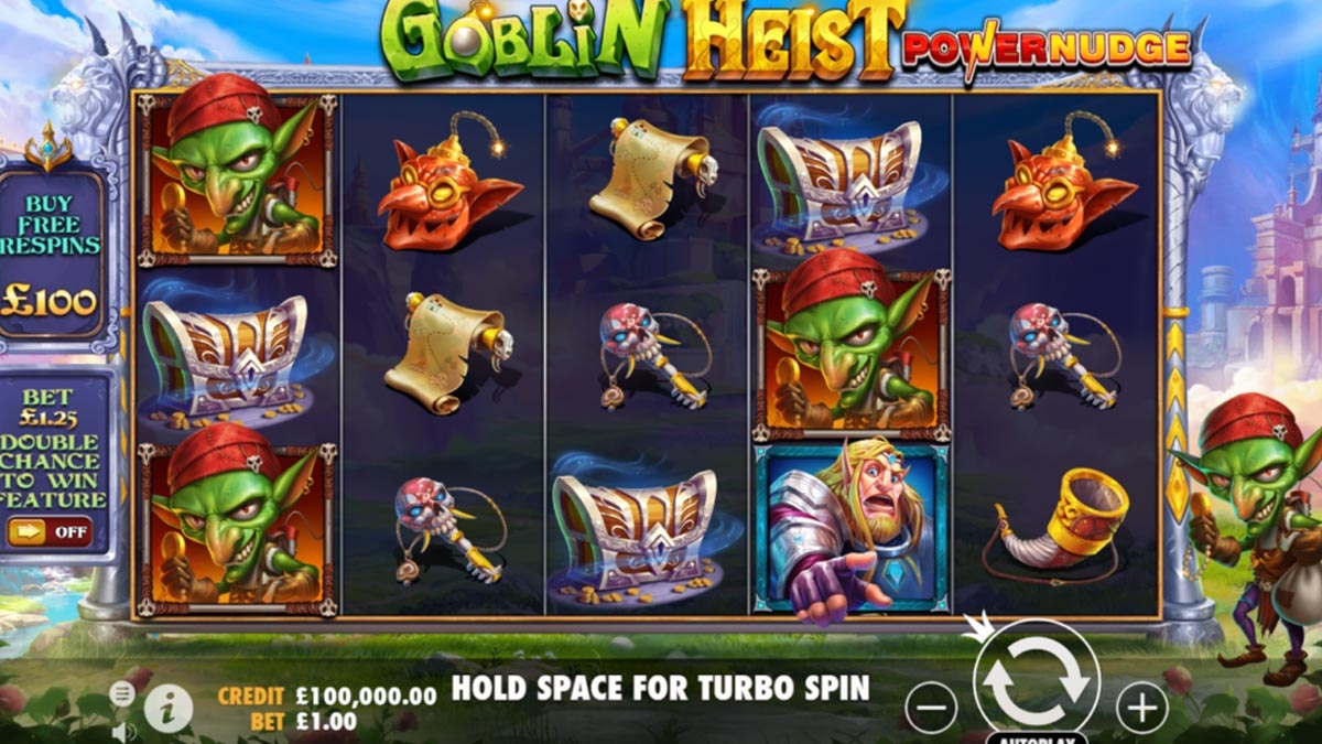 apostas altas, jogo de slots, Goblin Heist Powernudge, cassino online, prêmios altos.